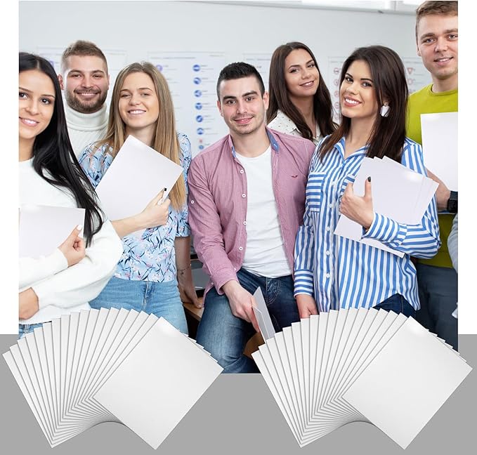 Jutom 50 Pcs 2 Pocket Glossy Paper Folders Glossy Paper Laminated Portfolios - Image 5