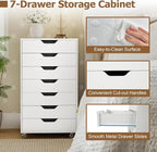 Giantex Drawers Cabinet Mobile Lateral Filing Organizer - Image 7