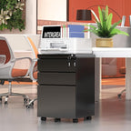 INTERGREAT 3 Drawer Mobile File Cabinet - Image 2