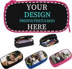 Nigmuye Custom Pencil Case Personalized Add Photo Text Pen Bag Large Capacity by Unknown
