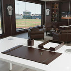 Dacasso Bonded Set Luxury Leather Desk Pad & Desk Organization Essentials - Image 5