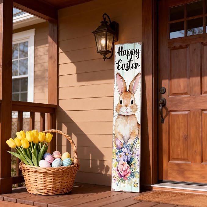 Happy Easter Bunny Welcome Sign - Image 7