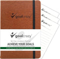 Undated Daily Planner to Achieve Your Goals 2025-2026 by GoalCrazy