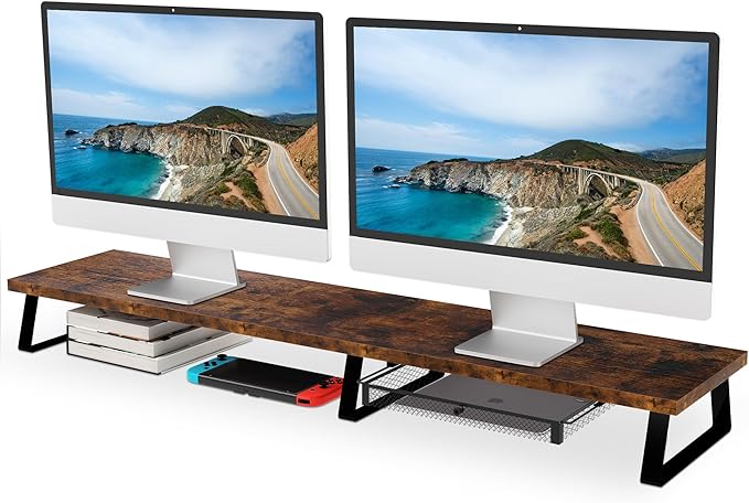Aothia Dual Monitor Stand Riser by AothiaSimpleNaturalUnique