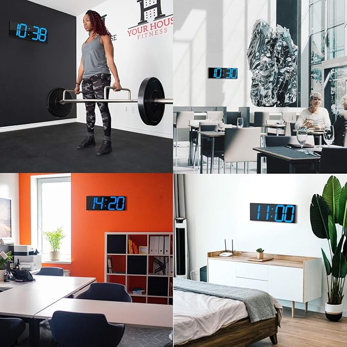 LED Large Digital Wall Clock, Oversize Wall Clock - Image 7