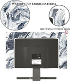 Baocicco Abstract Gray Marble Waterproof 75 Inch Television Cover Anti-Static - Image 3