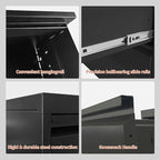 IKIMI 5 Drawer Locking File Cabinet - Image 7