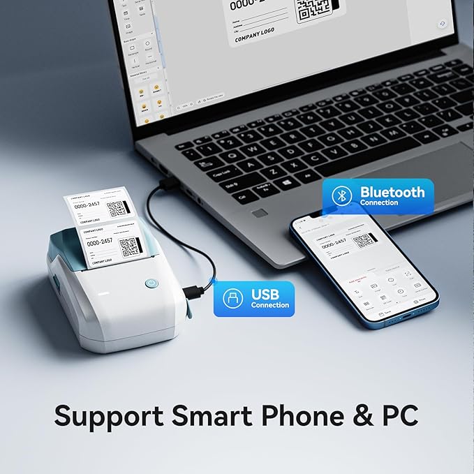 NIIMBOT B1 Label Maker with Tapes, 2 Inch Portable Thermal Label Printer - Image 3