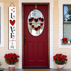 Valentine’s Day Porch Sign 47.2" Wooden “Love Be Mine” Hanging Signs, Romantic - Image 7