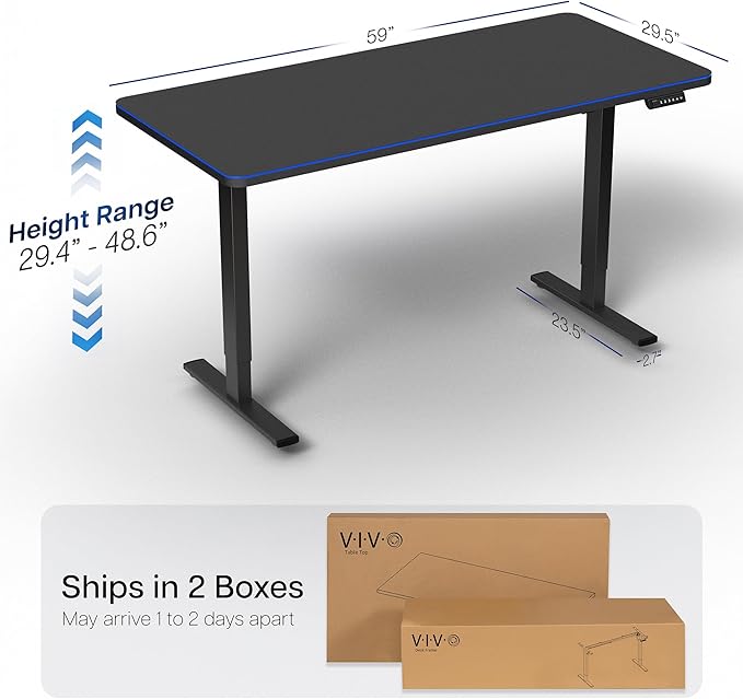 VIVO Electric 60 x 30 in Standing Desk - Image 3
