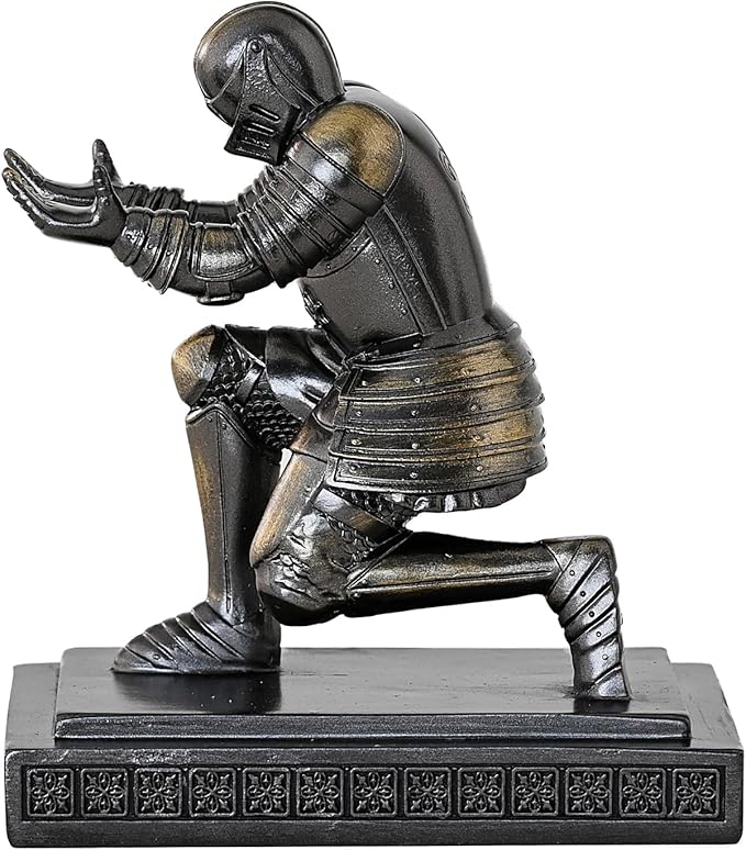 Amoysanli Executive Knight Pen Holder Decorative Resin Pen Holders - Image 9