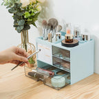 QIYVLOS Desk Organizer with 3 Drawer, Desk Organizers and Storage with 8 - Image 7