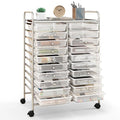 Happygrill 20-Drawer Organizer Cart Tools, Mobile Utility Storage Cart by HAPPYGRILL