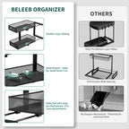 Beleeb Under Sink Organizer, Height Adjustable Organization and Storage Series - Image 4