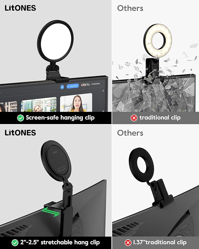 Computer Zoom Lighting for Video Conference, 3000K-6500K for Video - Image 5
