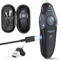 Presentation Clicker with Case Storage Wireless Presenter Remote USB Type C