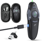 Presentation Clicker with Case Storage Wireless Presenter Remote USB Type C
