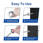 BLIKA 20Pack Cable Railing Adhesive Sleeves - Image 5