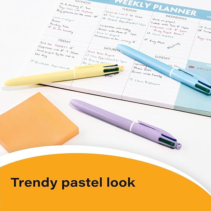 BIC 4 Color Pastel Ballpoint Pen - Image 10