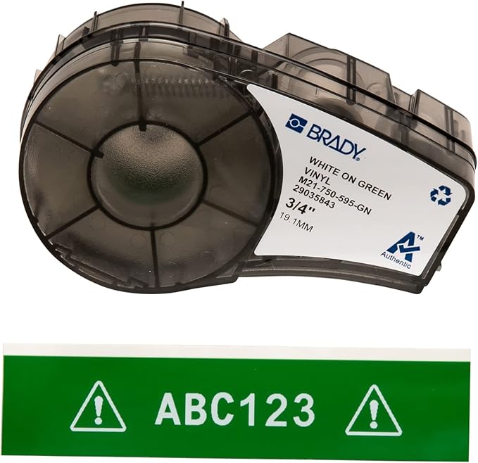 Brady Authentic All-Weather Vinyl Label by BradyCorp