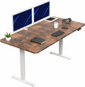 VIVO Electric 71 x 36 in Rustic Standing Desk, Memory Height Adjustment by VIVO