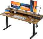 Agilestic 63 x 24 Inches Height Adjustable Electric Standing Desk