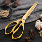 Large Ribbon Cutting Scissors, Heavy duty gold stainless steel scissors - Image 2