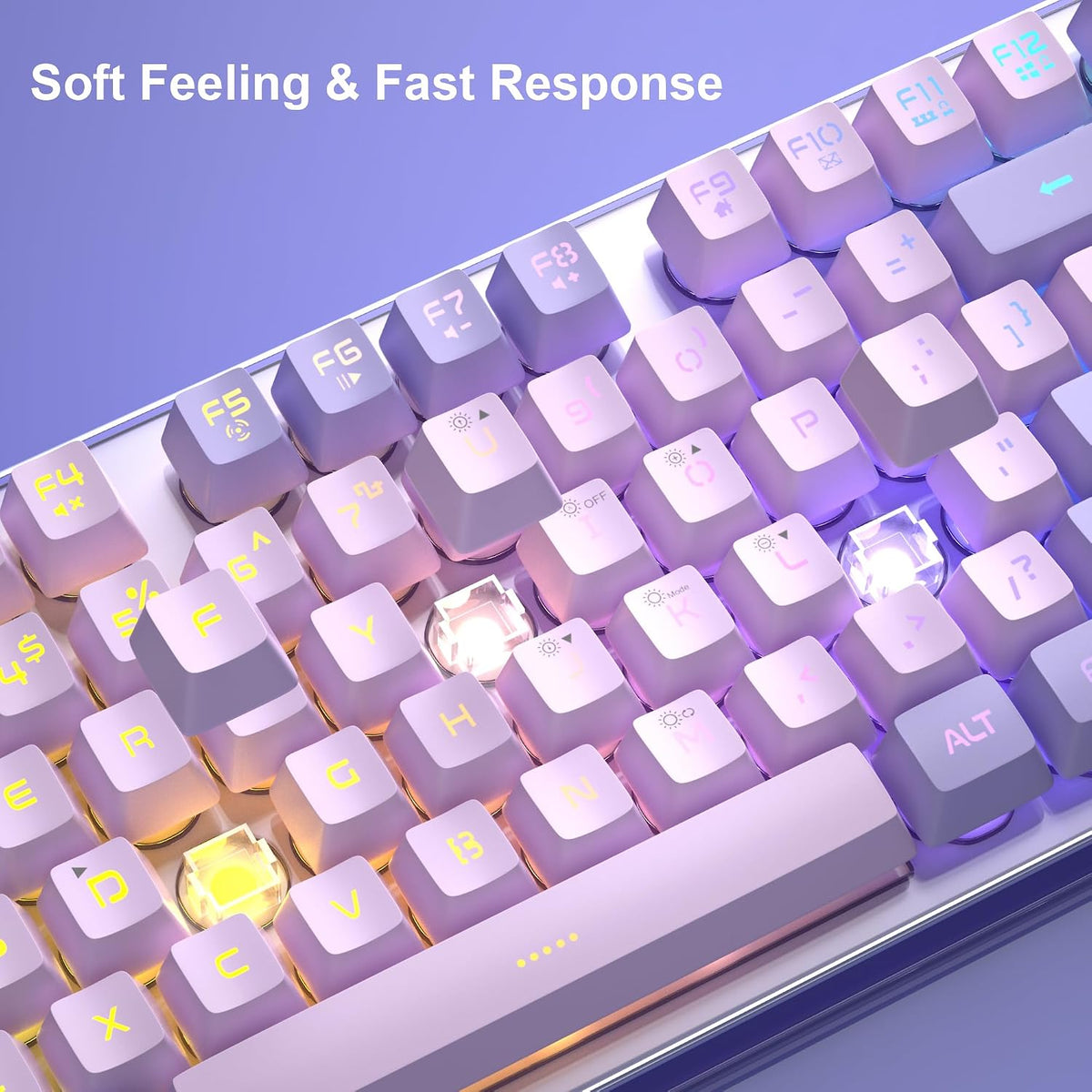 Gaming Keyboard and Mouse Combo, K1 RGB LED Backlit Wired Keyboard with 104 K...