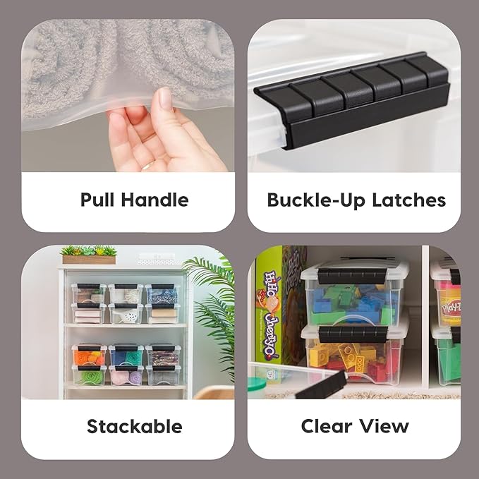 IRIS USA 6-Pack Storage Bins - Image 3