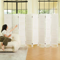 Room Dividers and Folding Privacy Screens, Wood Louvered Separators Divider Wall