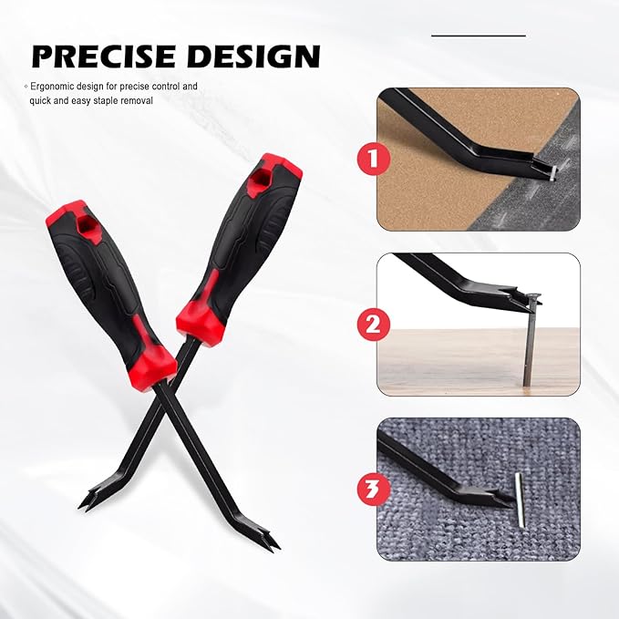 Heavy Duty Staple Remover Tool & Staple Puller, Professional Stapler Removers - Image 5