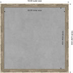 Amanti Art Silver Framed Magnetic Board 18x18 Small Vision Board - Image 2