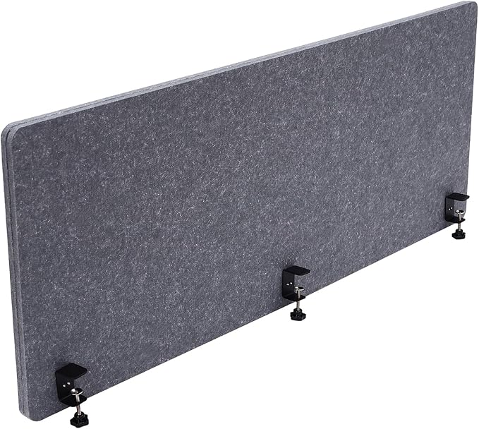 Clamp-on 60" x 24" Desk Divider Privacy Panel by Gdrasuya10