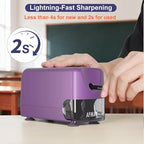 AFMAT Electric Pencil Sharpener Heavy Duty, Cordless & Rechargeable, Classroom - Image 5