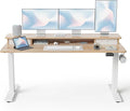 FEZIBO 60 x 24 Inch Height Adjustable Electric Standing Desk by FEZIBO