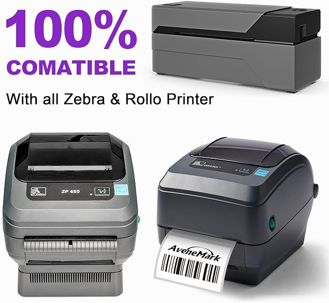 12 Rolls 12000 Labels 2.25" x 1.25" Direct Thermal Labels - Image 5