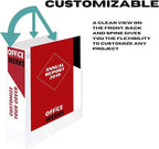 3 Ring Binder, Professional Angle D Ring 4 Inch, Presentation Folder - Image 4