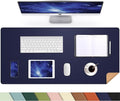 Leather Desk pad Protector, Large Desk mat by AFIING