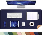 Leather Desk pad Protector, Large Desk mat by AFIING