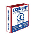 Samsill 3 Inch 3 Ring Binder, Made in USA, Economy Round Ring, 550 Sheet by Samsill