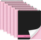Resurhang 6 Pcs Legal Pad Top Spiral Bound Notebook 70 Sheets Double Sided by Resurhang