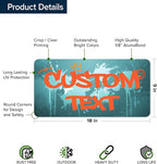 Custom Sign, Custom Street Sign, 11 Font Colors, 13 Font Styles, 4 Hole Options - Image 6