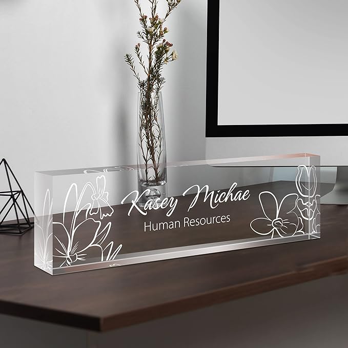 SalaGraphics Custom Engraved Acrylic Name Plates - Image 3