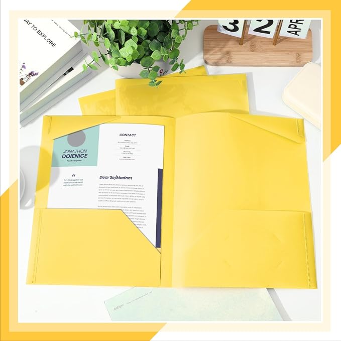Henoyso 36 Pcs Plastic Folders - Image 4
