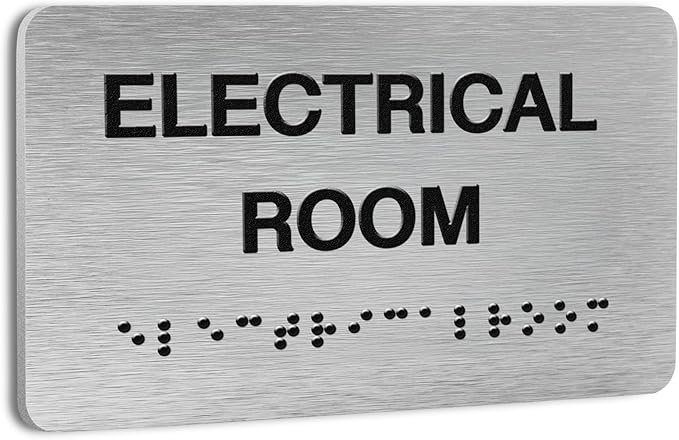 Elevator Room Signs for Business and Office Sign, ADA Signs by Flyangle