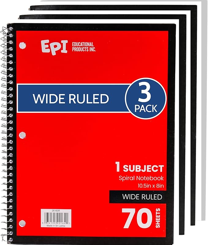 EPI Spiral Notebook | Wide by EPI