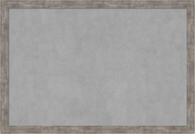 Amanti Art Silver Framed Magnetic Board 27x39 Large Vision Board by AmantiArt