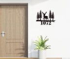 Personalized Metal Deer Address Signs - Image 2