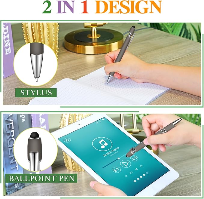 Zonon 38 Pieces Rubberized Ballpoint Pen - Image 5