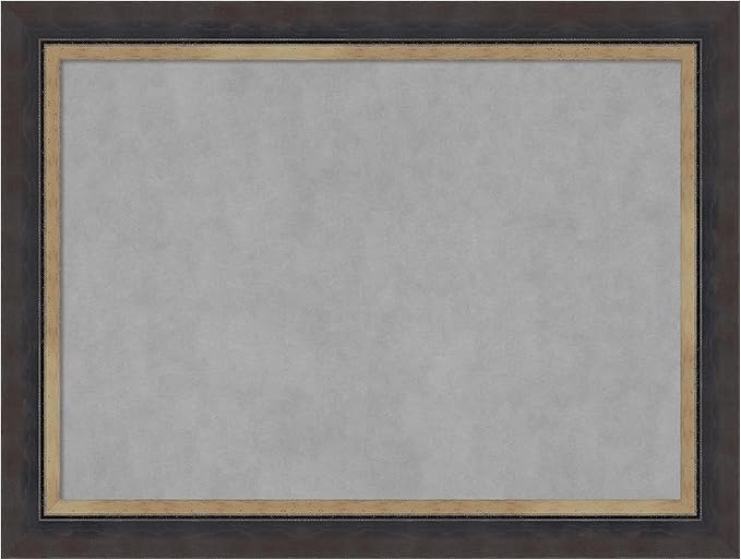 Amanti Art Black Framed Magnetic Board 25x33 Medium Vision Board by AmantiArt